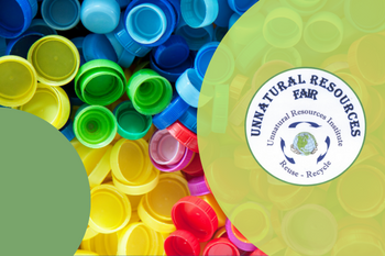 Unnatural Resources Fair Logo, recycled materials